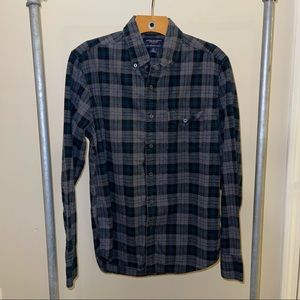 Men’s American Eagle Slim Fit Plaid Button Down